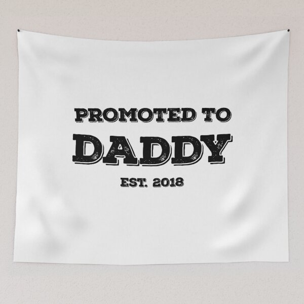 Item preview, Promoted To Daddy Est. 2018 designed and sold by deepstone.