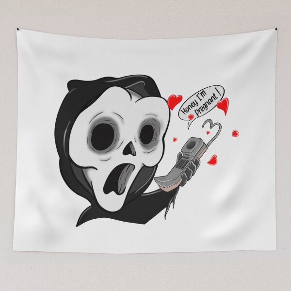 Item preview, Scream Ghostface honey I’m pregnant designed and sold by JackDraws88.
