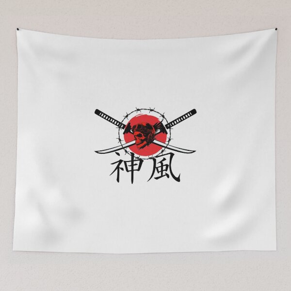 Item preview, Red Kamikaze Skull Design designed and sold by ARTCLAYSTO.