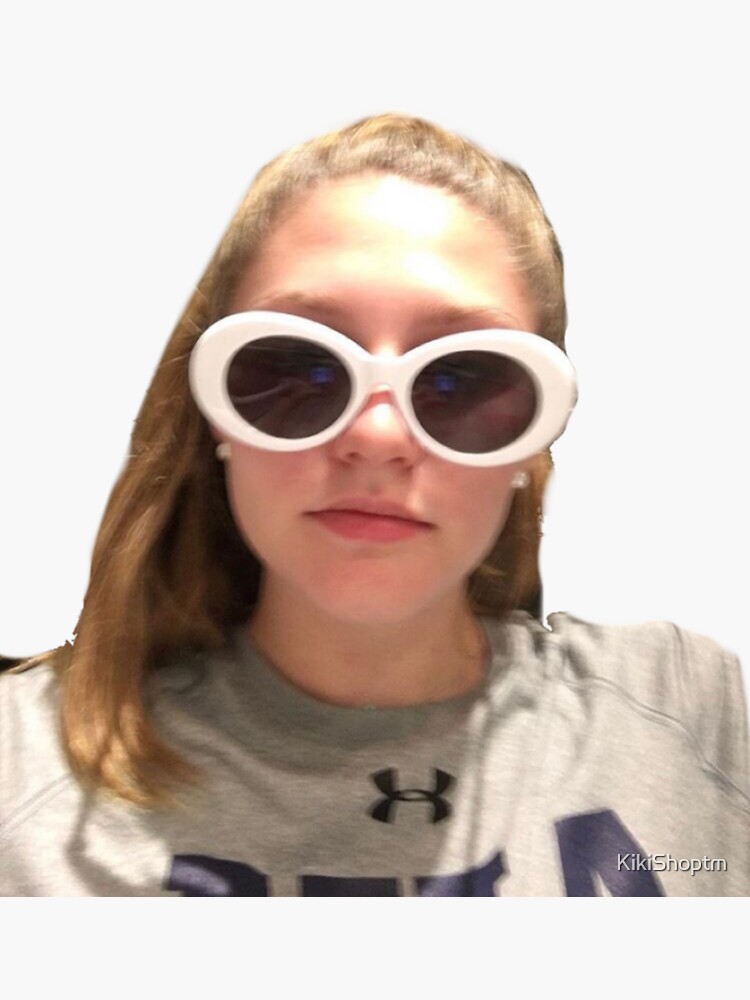 "Iconic Kiki Clout + Finsta Profile Pic!!!" Sticker for Sale by