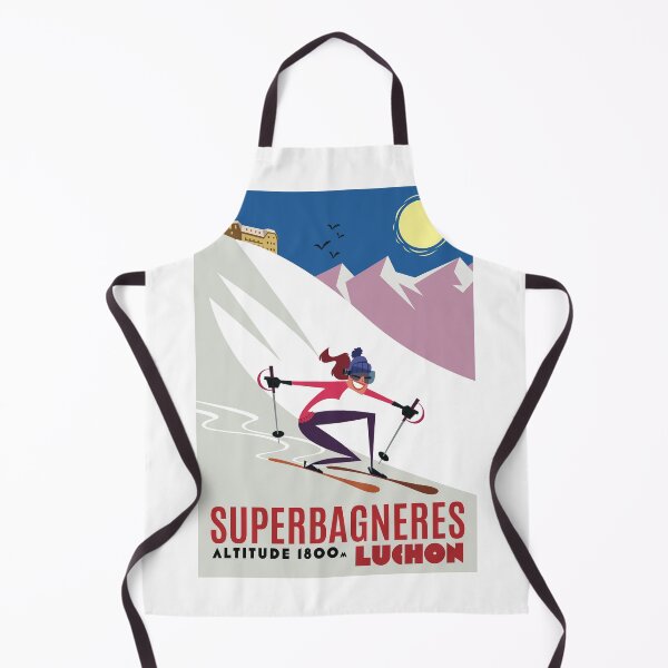 Item preview, Superbagneres-Luchon ski poster designed and sold by GAGodel.