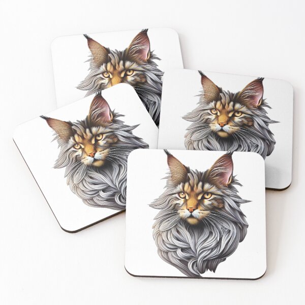 Item preview, #mainecoon, #cat, designed and sold by KICIART.