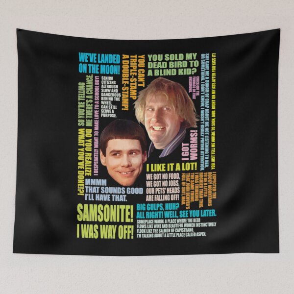 Item preview, Dumb And movie Dumber Dumb And movie Dumber Quotes _by Cool Dojo designed and sold by shahablester.