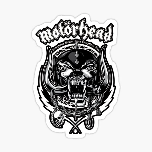 Aufkleber Motörhead - Snaggletooth Schwarz