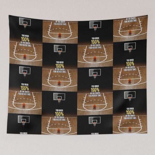 Item preview, You Miss 100% of The Shots You Never Take Basketball Quote designed and sold by hiunlimit.