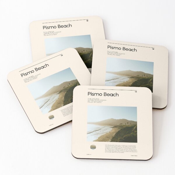 Item preview, Visit Pismo Beach, United States (Travel poster) designed and sold by RabbitK.