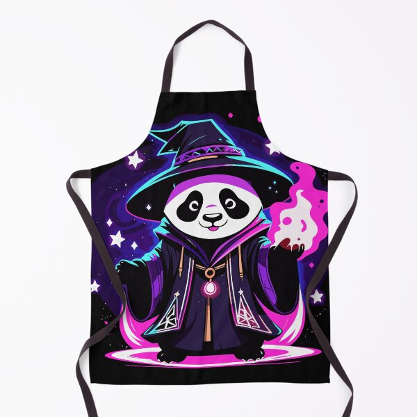 Item preview, Panda Witch Casting a Halloween Spell designed and sold by HoruXtore.