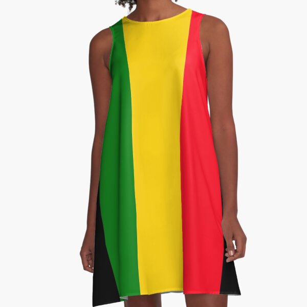 Reggae Vibes A-Line Dress