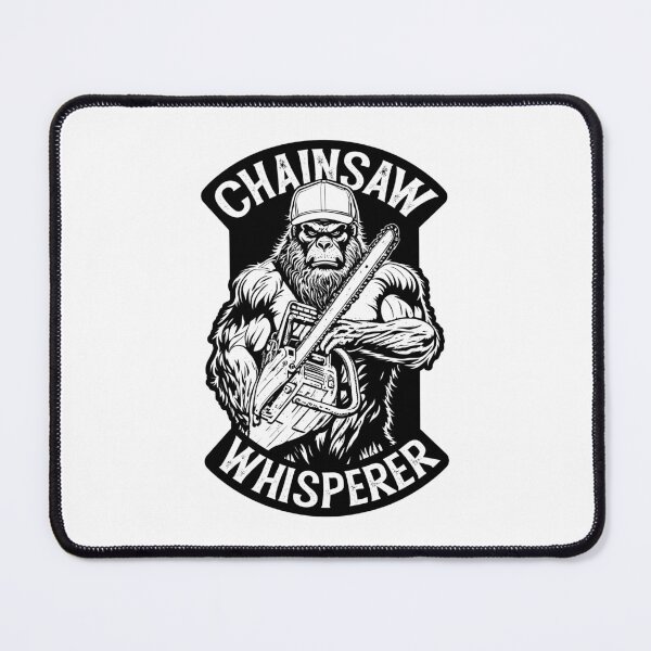 Item preview, Bigfoot Chainsaw Whisperer Lumberjack Funny Sasquatch Logger designed and sold by GrandeDuc.