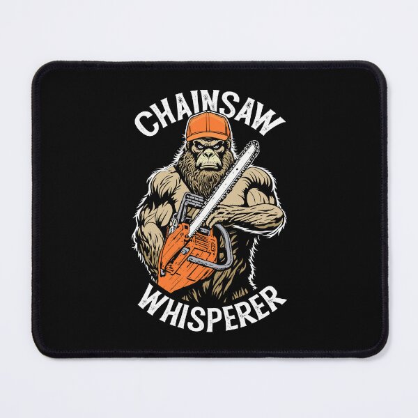 Item preview, Bigfoot Chainsaw Whisperer Lumberjack Funny Sasquatch Logger designed and sold by GrandeDuc.