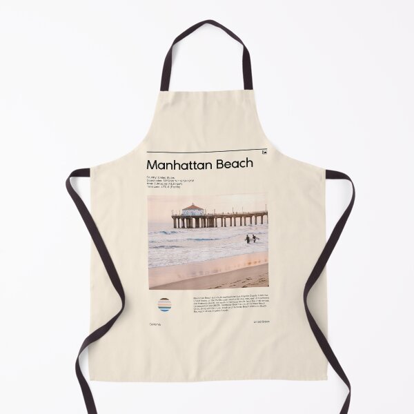 Item preview, Visit Manhattan Beach, United States (Travel poster) designed and sold by RabbitK.