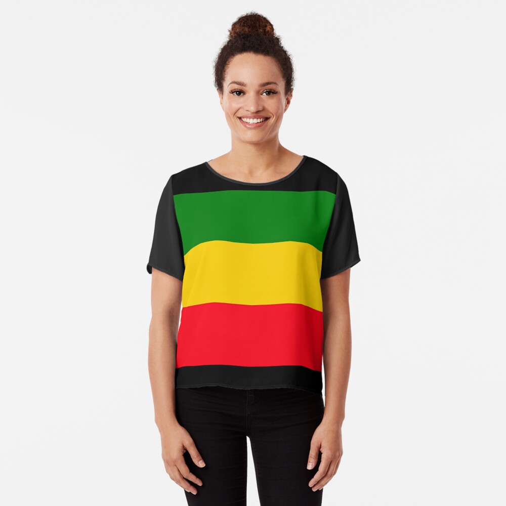 Rasta Color Red Green Gold Reggae Music Legend Guitar Shirt - TeeUni