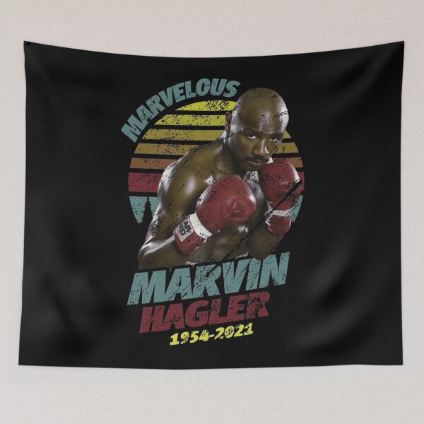 Item preview, RIP marvin boxer hagler - March 13, 2021   (2) designed and sold by FashionArtbrit.