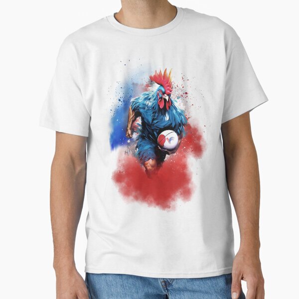 Rugby France Coq T-shirt classique