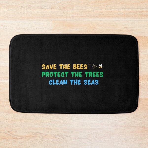 Item preview, Save the Bees protect the Trees clean the seas designed and sold by Luckyart5.