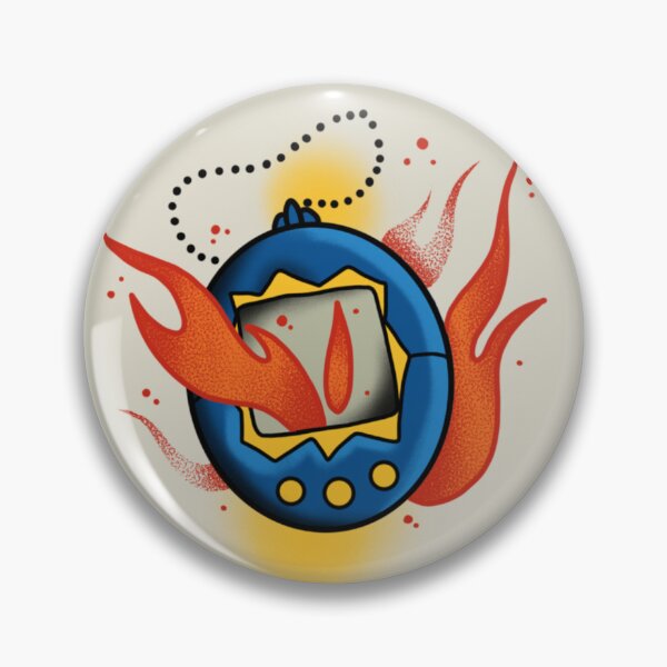 Item preview, Tamagochi on fire designed and sold by suairedesign.