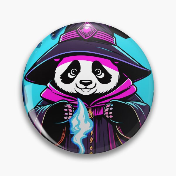 Item preview, Witch Panda Creating Halloween Magic designed and sold by HoruXtore.