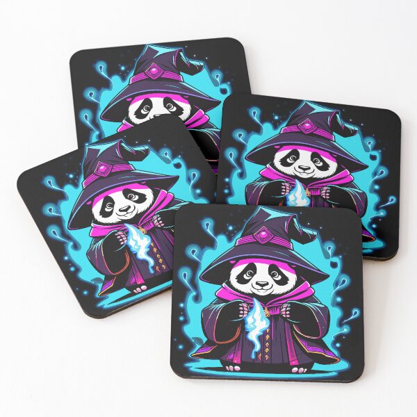 Item preview, Witch Panda Creating Halloween Magic designed and sold by HoruXtore.