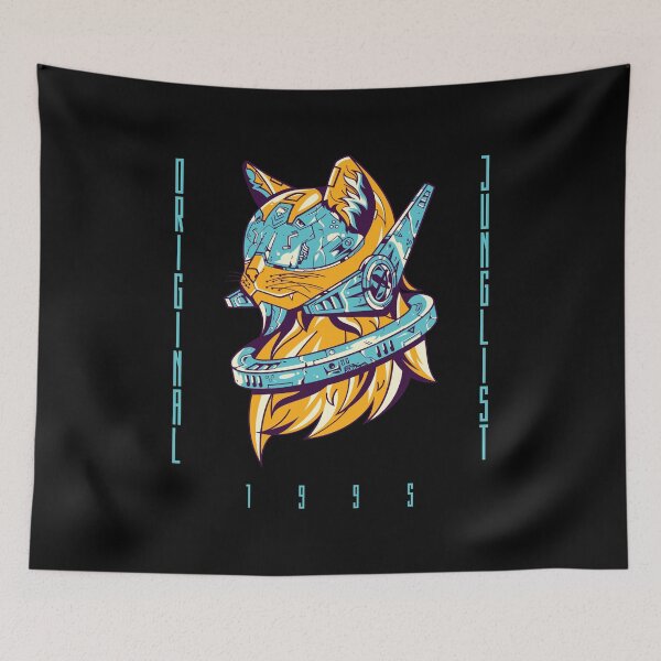 Item preview, SPACE CAT FUTURISTIC JUNGLIST  designed and sold by DARKEDGEDNB.