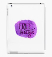 Free hugs (pink/purple) iPad Case/Skin