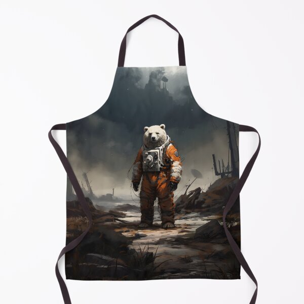 Item preview, A bear is in space suit, standing in the dirt designed and sold by Nickyayee.