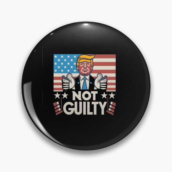 Item preview, Trump Not Guilty, Free Trump designed and sold by GalaxyGraffiti.