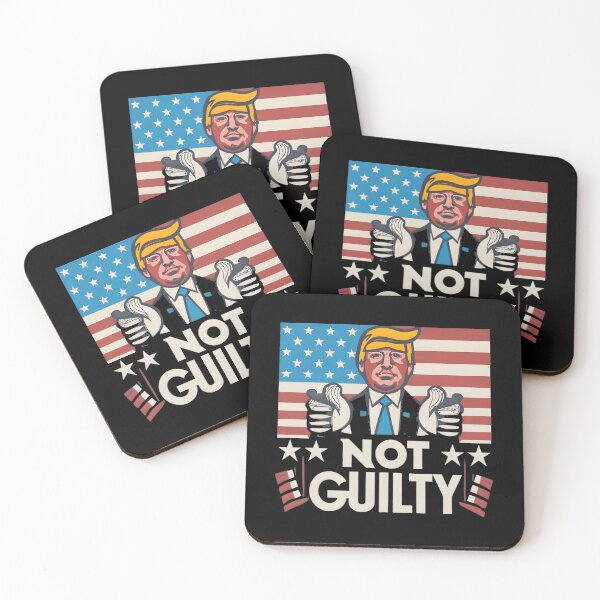 Item preview, Trump Not Guilty, Free Trump designed and sold by GalaxyGraffiti.