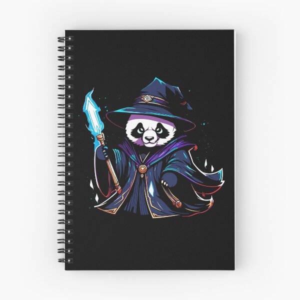 Item preview, Dark Panda Witch Casting a Halloween Spell designed and sold by HoruXtore.