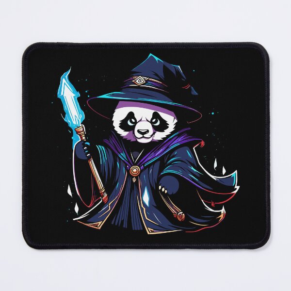 Item preview, Dark Panda Witch Casting a Halloween Spell designed and sold by HoruXtore.