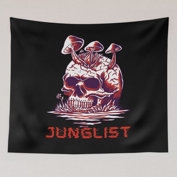 Item preview, MUSHROOM SCULL JUNGLIST  designed and sold by DARKEDGEDNB.
