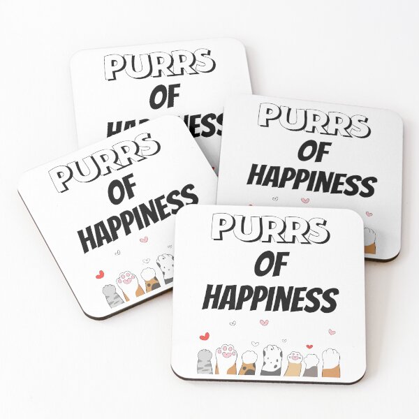 Item preview, Purrs Of Happiness Design designed and sold by JAMTEESHOP.