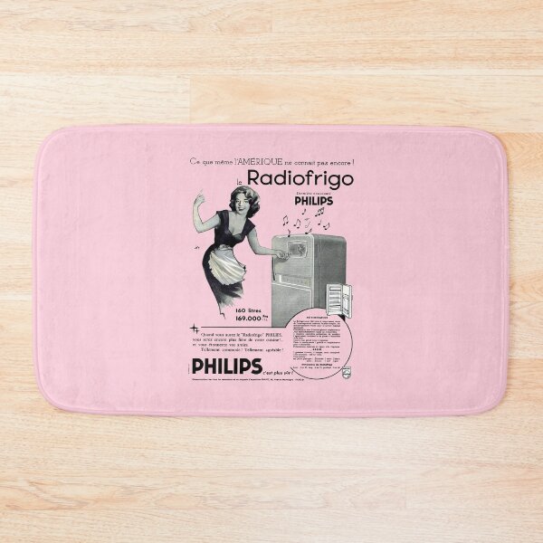 Item preview, 1957 RADIO FRIDGE - advert designed and sold by ThrowbackAds.