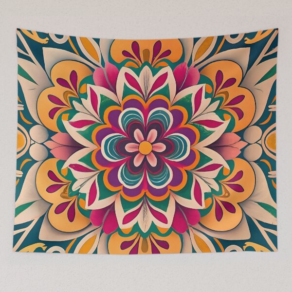 Item preview, Classic Flowers Ink Pattern  designed and sold by Witty-Whimsy.