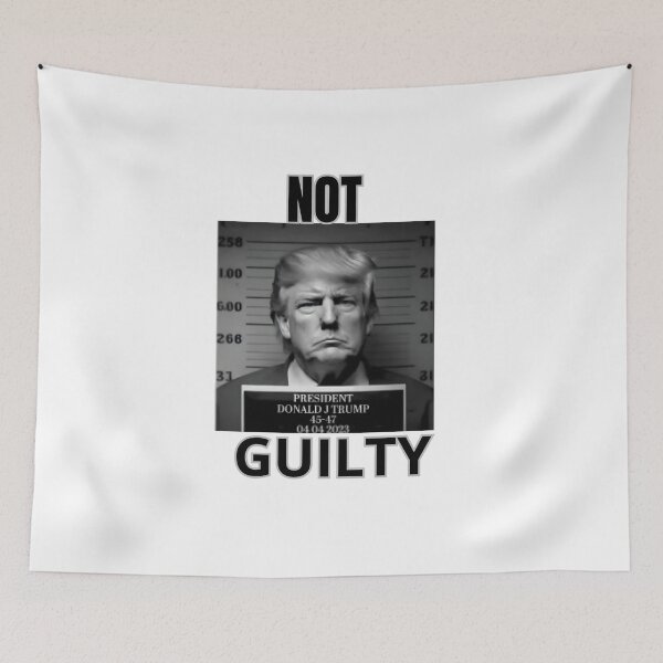 Item preview,  Not Guilty, Free Trump designed and sold by GalaxyGraffiti.