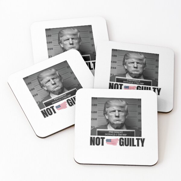 Item preview, Not Guilty, Free Trump designed and sold by GalaxyGraffiti.