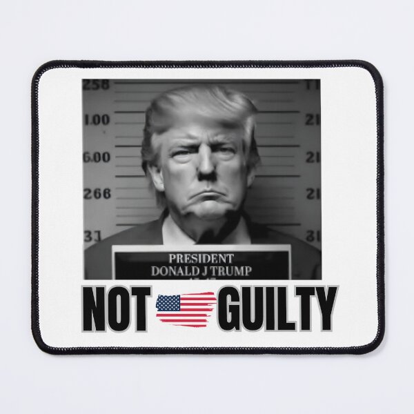 Item preview, Not Guilty, Free Trump designed and sold by GalaxyGraffiti.