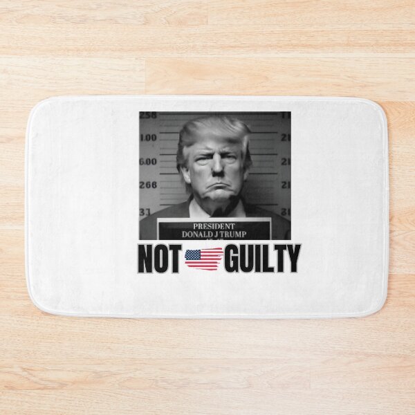 Item preview, Not Guilty, Free Trump designed and sold by GalaxyGraffiti.