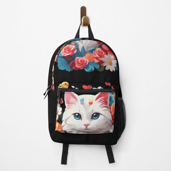 Item preview, cute Cat wit flower  designed and sold by Fernz8223.