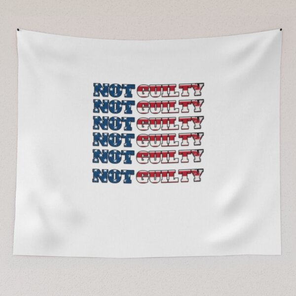 Item preview,  Trump Not Guilty, Free Trump designed and sold by GalaxyGraffiti.