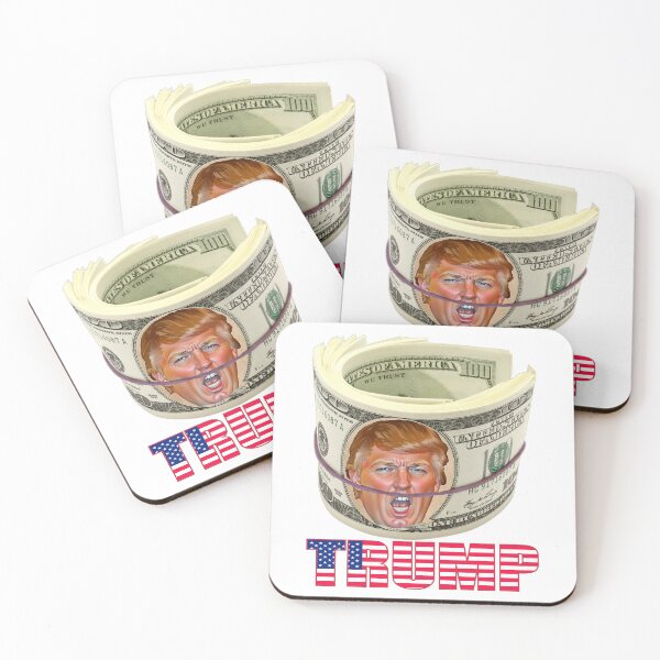 Item preview, Trump Face on Money with Flag Design, I stand with Trump for financial advice! designed and sold by Everyday365.