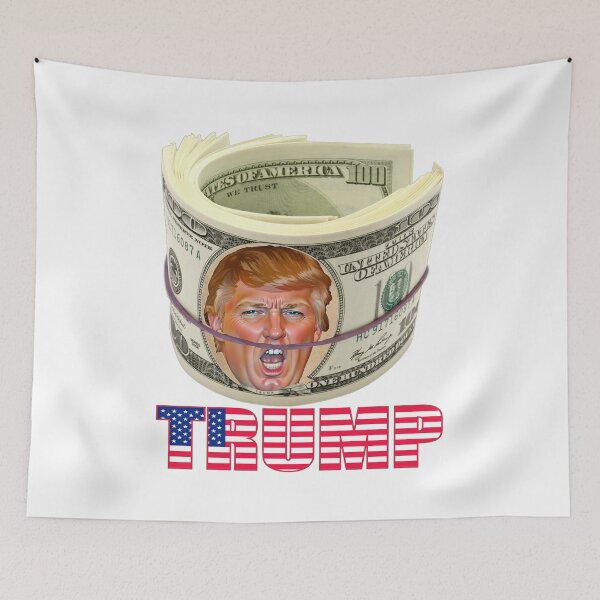Item preview, Trump Face on Money with Flag Design, I stand with Trump for financial advice! designed and sold by Everyday365.