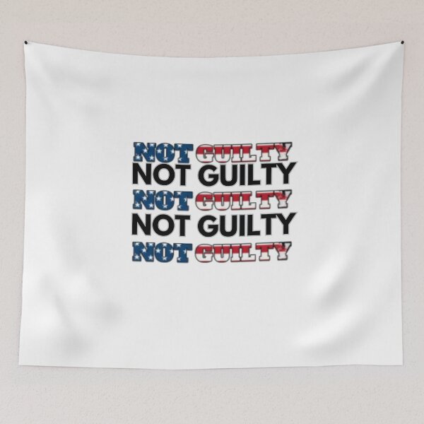Item preview,  Trump Not Guilty, Free Trump designed and sold by GalaxyGraffiti.