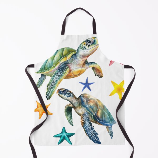 Item preview, TURTLES & STARFISH JUST HANGING OUT designed and sold by Kezmich Works.