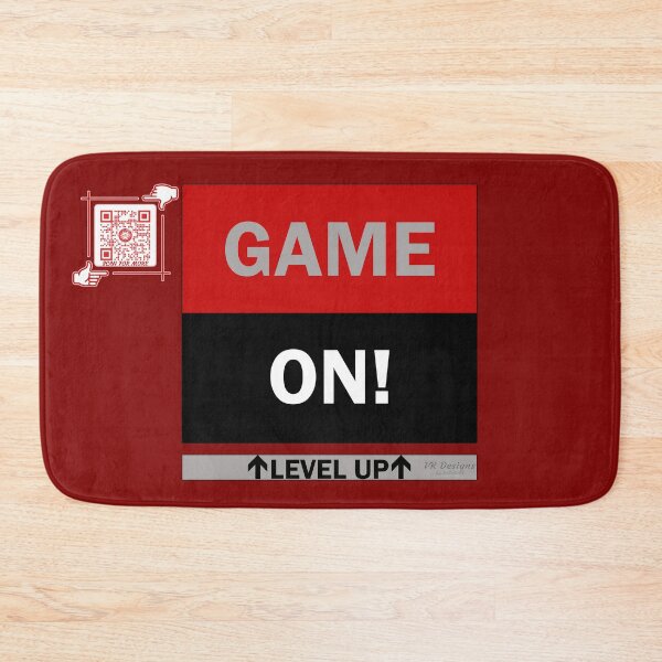 Item preview, Game On! - Level UP Gaming Logo V4 (Red/Black/Gray) designed and sold by Visual Resolutions.