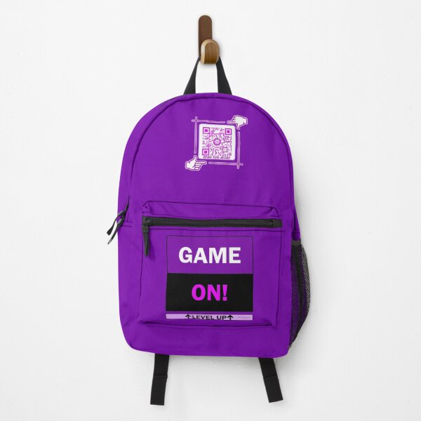 Item preview, Game On! - Level UP Gaming Logo V4 (Purple/Black/Pink) designed and sold by Visual Resolutions.
