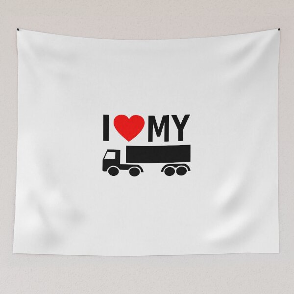 Item preview, I love my truck designed and sold by RetroFuchs.