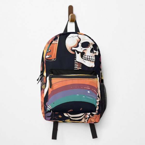 Item preview, Never Better Skeleton Drinking Funny Halloween designed and sold by SurfolioPrints.