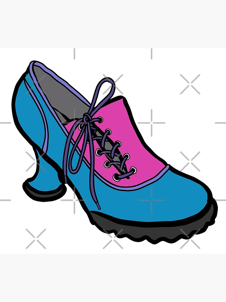 Fluevog Bees Knees Blue-Pink by annembray