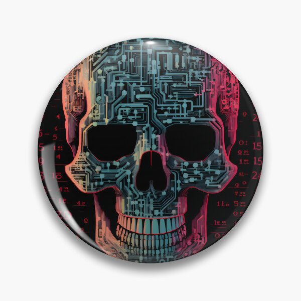 Item preview, Skull electronic circuit  designed and sold by Blendfactor.