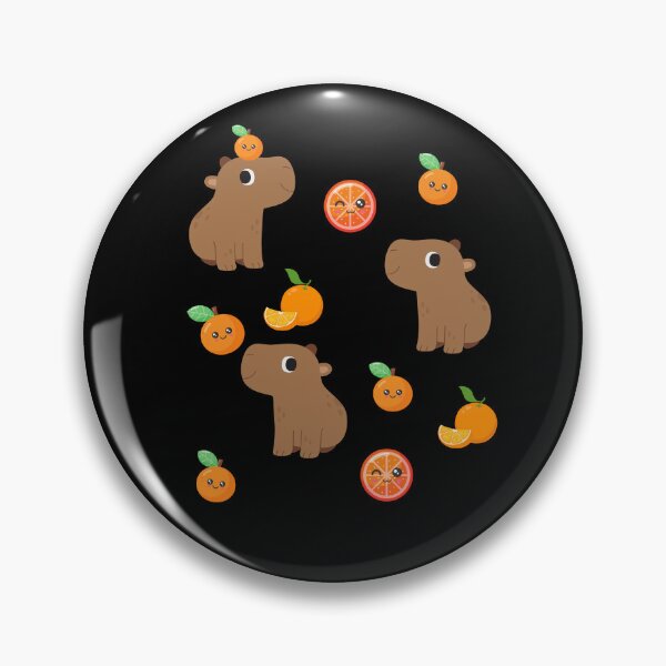 Artikelvorschau, AUFKLEBER CAPYBARA UND ORANGEN entworfen und verkauft von S-ZYBI.